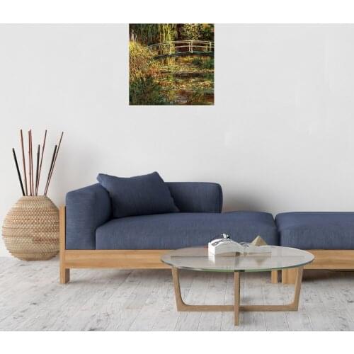Japanese Bridge Claude Monet Abstract Oil Painting High Quality Reproduction Wall Decorative Canvas Painting Suppliers