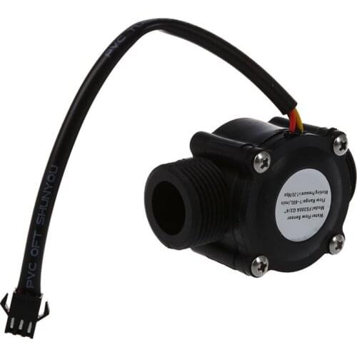 New 1-60L/Min DC 5-24V Hall Effect Water Flow Sensor Counter Meter FS300A