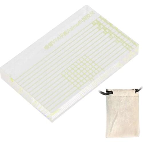 68UB LP Vinyl Record Player Measuring Phono Tonearm LP Azimuth VTA/Cartridge Balance Ruler with Storage Bag