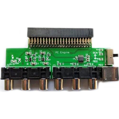 RGBS Card Video Booster SLG360 for NEC PCE PC Engine Grafx Game Machine RGBS Signal Output Audio Output