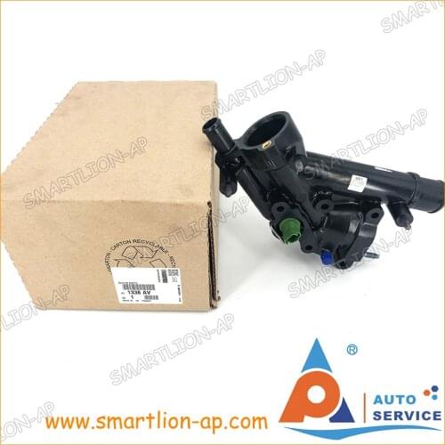 Outlet Thermostat Housing Engine Cooling System Thermosta Tousing Flange 1338AV Used for Peugeot 307 308 407 607 Citroen C4 C5