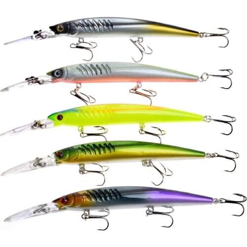 1pcs/lot Quality Minnow Fishing Lure 15cm/12.5g Fishing Wobblers Artificial pesca Hard Bait Carp Crankbait Swimbait Tackle
