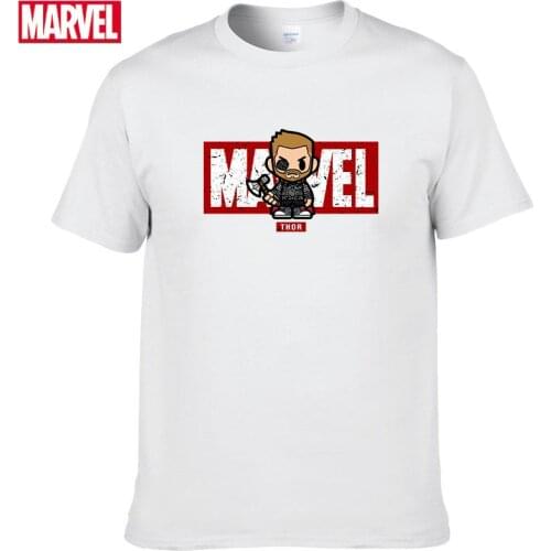 Marvel The Avengers Thor T-shirt Comfortable Breathable 100% cotton Fashion clothes for teens Summer Tops tshirt men #141