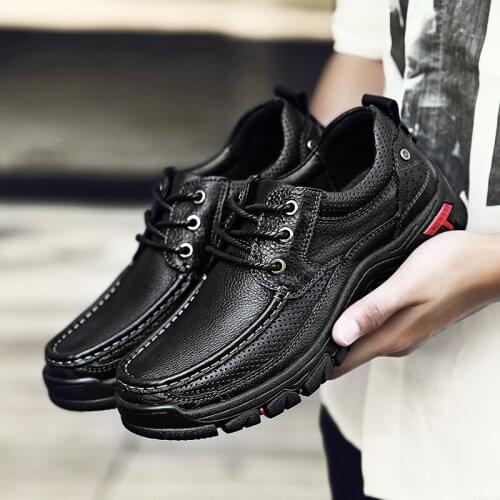 Sapato man casual shoes male hombre flat leather men hot black para for masculino Mens sale leisure shoe 2020 spring sapatos