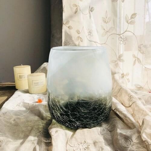 Handcrafted Glass Vases For Home Decor ваза стекло Ornaments Living Room Simplicity скандинавский стиль Decoración украшения