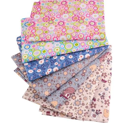 50cmx160cm/Piece Printed Floral Pattern Cotton Fabric Tilda For Baby Bedding Clothing Tecido Quilting Sewing Telas Patchwork