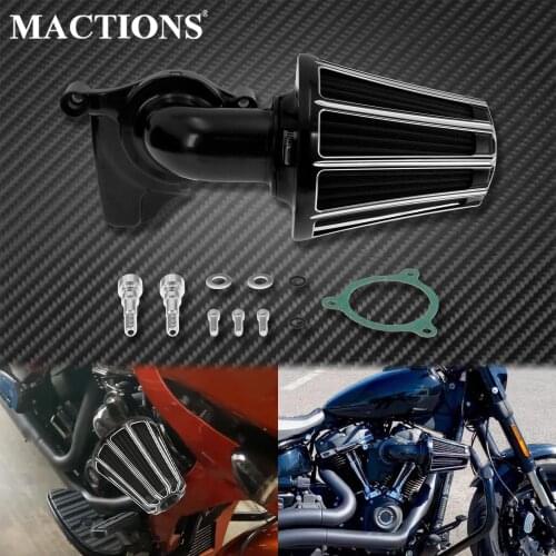 Motorcycle Air Cleaner Intake Filter For Harley Touring Electra Glide Road Glide Road King 2017-2021 Softail Breakout Fat Boy