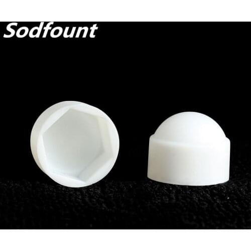 10Pcs M8 M10 Plastic nut protection cap Hexagon screw protection cap Hexagon socket head cap bolt protector