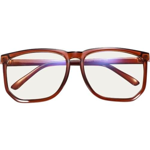 Agstum Womens Mens Retro Full Rim Glasses Frame Large Size Eyeglasses Clear Lens RX