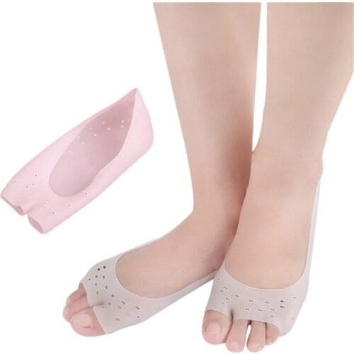 1 Pair Invisible non-slip Breathable Casual Open Toe Boat Socks crack-proof Toe Socks Open Toe Socks