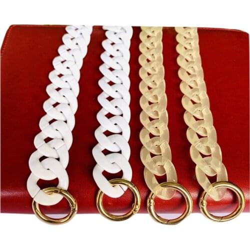 1pcs 45cm Long Fashion PlasticChain Buckles Novel Special Decoration Chain for Handbag Shoulder Bag Purse Hardware Accessories