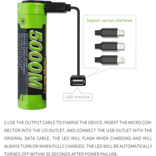 1pcs Liter energy battery Power bank 4 LED Indicator USB 5000M 18650 3.7V 3500mAh Intelligence Li-ion Rechargeable Battery