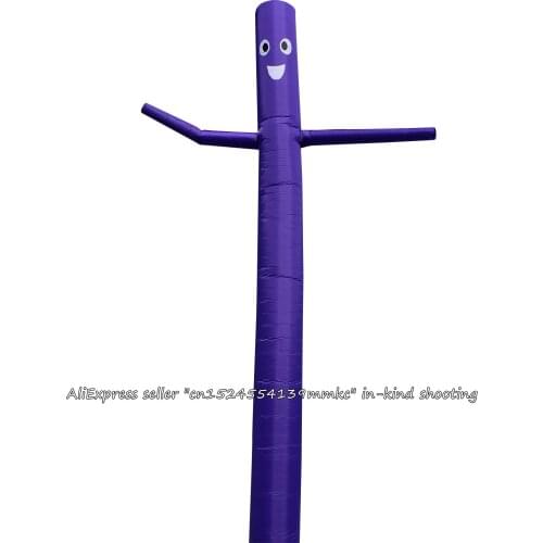 20ft/6m Classic Air Dancer Sky Dancer Inflatable Tube Cartoon Air Puppet Out Door Dancing Man Giant Inflatable(Dark Purple)