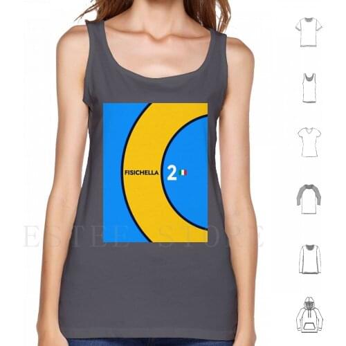 2006-#2 Fisichella Tank Tops Vest Sleeveless Racing Motorsport Cars Sport Fisichella Giancarlo Fisichella Italy