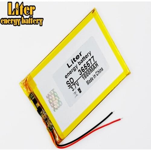 365577 3.7V 1800mah 355575 Lithium polymer Battery with Protection Board For MP4 GPS Tablet PCs PDA Free Sh 405577