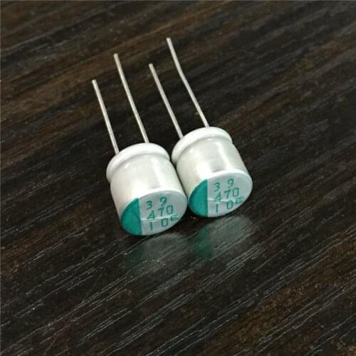 50pcs 470uF 10V SANYO MB 10x9mm 10V470uF For Motherboard Capacitor