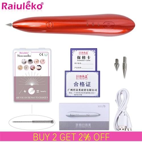 Facial Freckle Wart Tag Remover Mole Removal Machine Skin Care Laser Tattoo Removal Plasma Pen LCD Display Sweep Mole Dark Spot