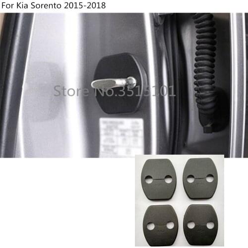 Car Plastic Anti Rust Water Proof Door Lock Keys Key Buckle Cover 4pcs For Kia Sorento 2015 2016 2017