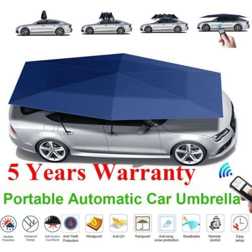 Quick Opening Automatic Sun Shelters Remote Control Car Tent Anti-UV Sun Shade Awning for All Models Flattop Car Umbrella