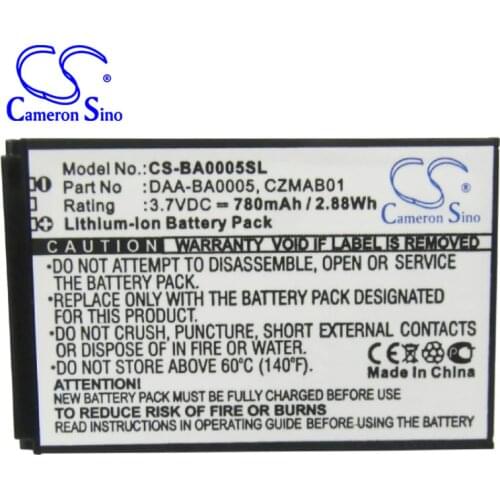 CameronSino for CREATIVE Zen Micro 4GB 5GB 6GB Zen Micro Photo 70PD000000039 BA20603R69900 CZMAB01 DAA-BA0005 battery