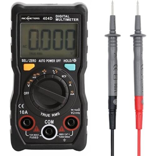 Digital Multimeter High Definition Digital Automatic Resistance Temperature Current Measuring Instrument With Capacitance