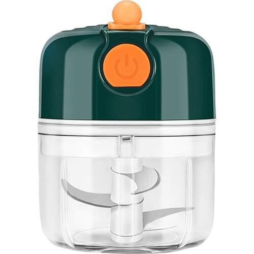 Electric Mini Chopper,Rechargeable Garlic Machine Wireless Fruit Small Mincer Kitchen Mincing for Chili Onion Vegetable