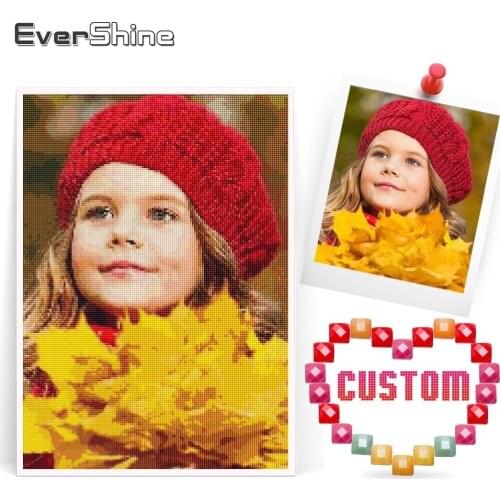 EverShine Photo Custom Diamond Embroidery Full Square Sale Diamond Painting Picture Rhinestone Beads Diamond Mosaic Home Decor