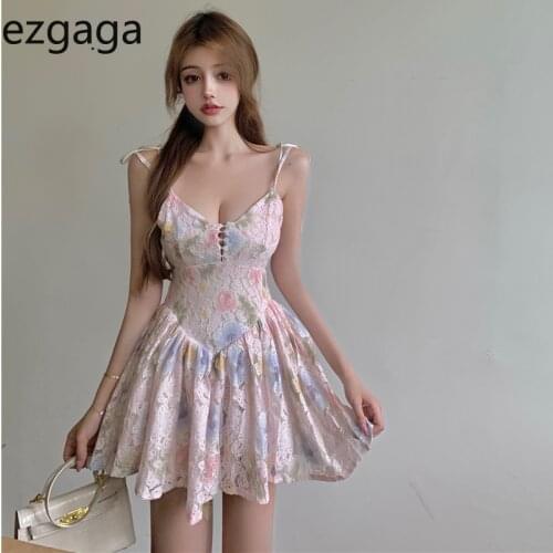 Ezgaga Sleeveless Summer Dresses