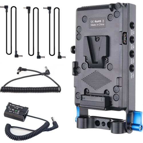 FOTGA Power Supply Systerm Battery Plate Adapter Plate for Nikon D500 D600 D610 D750 D780 D800 D810 D850 Z5 Z6 Z7 V1 D7000