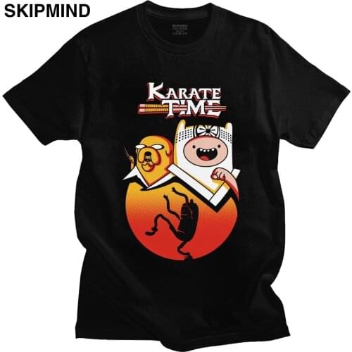 Mens Funny Karate Do Time T Shirt Short Sleeve Crew Neck Cotton T-shirt Graphic Ryukyu Kingdom Japan Martial art Tees Clothes