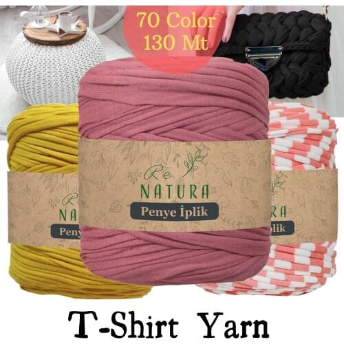 Cotton Combed Yarn - 125 Meters - 750g - 20 Color Options - Thick - Mop, Accessory Materials, Blanket, Booties, Pencil Box, Bag, Placemat, Basket, Pillow, Stroller, Thread, Cord, Home Decorations - DIY