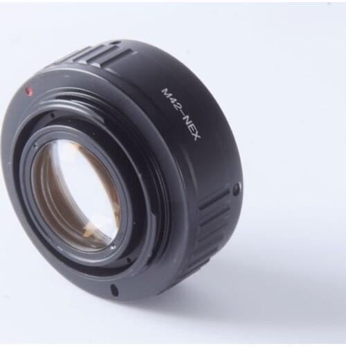 M42-nex Focal Reducer Speed Booster Turbo adapter ring for m42 42mm lens to sony nex5/7 A7 A7s A6000 A7r4 a9 a6500 a6300 camera