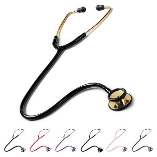High Quality CRT858 / 888 gold-plated / Full plating black Single-sided /double-sided Stainless Steel Multi-function Stethoscope