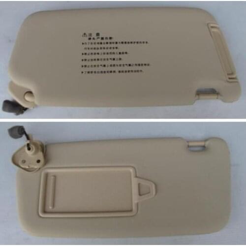 Overhead Console Interior Sunvisor With Mirror Front visor assembly For Hyundai Accent Sun Shield With stretch plate