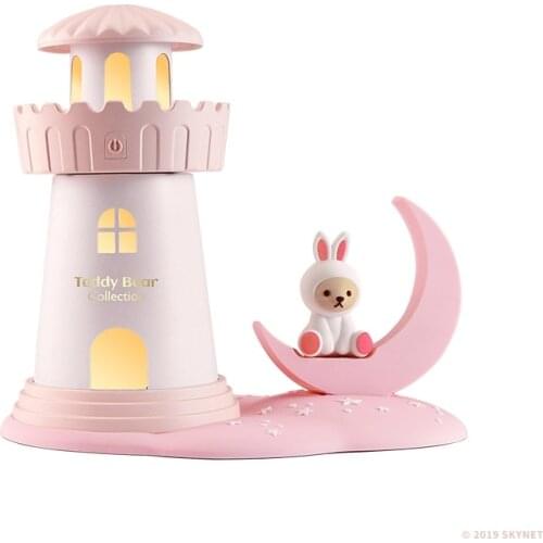 Cyusb Humidifier Small Air Purification Household Mute Aroma Diffuser Mini Night Light