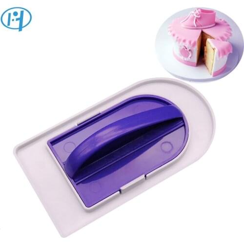 NEW Plastic Cake Smoother Dual-Use Polisher Tool Fondant Cake Decorating Tools Surface Polishing Spatula Baking Tools