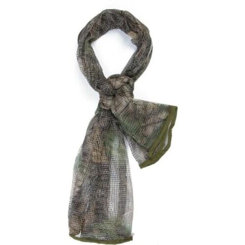 New Tactical Fish Mesh Net Mask Neckerchief Veil Sniper Cover Camo Camping Hiking Outdoor Cycling Military Hunting Headscarf