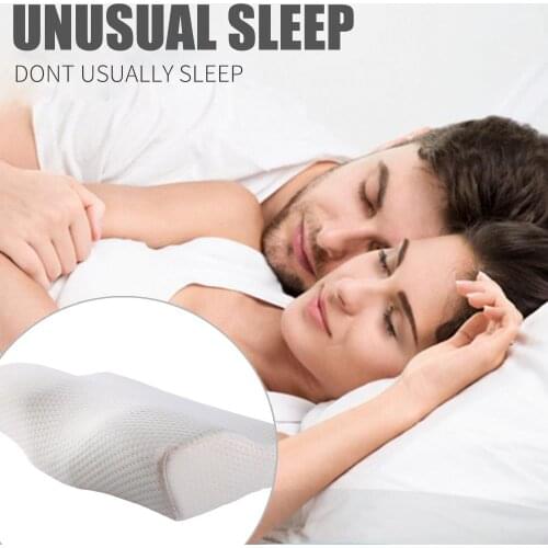 Comfortable Health Cervical Pillow Office Home Textiles Memory Foam Creative Slow Rebound Pillow Sleeping Relax 50*30*10cm