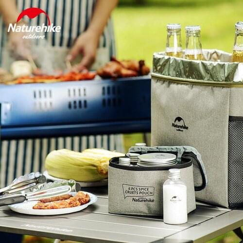 Portable Barbecue Utensils Picnic Supplies Naturehike Outdoor Seasoning Bottle Set Seasoning Jar Seasoning Box Combination