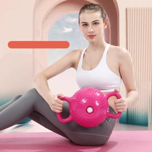 Portable Kettle Dumbbell Yoga Fitness Equipment Water Injection Weight Gain Double Handle PVC Massage Point Workout Fitness Spor