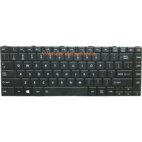 Reboto Original Brand New Laptop Keyboard for Toshiba Satellite C805 C845 L800 L805 L830 L835 L840 M800 US Layout Fully Tested