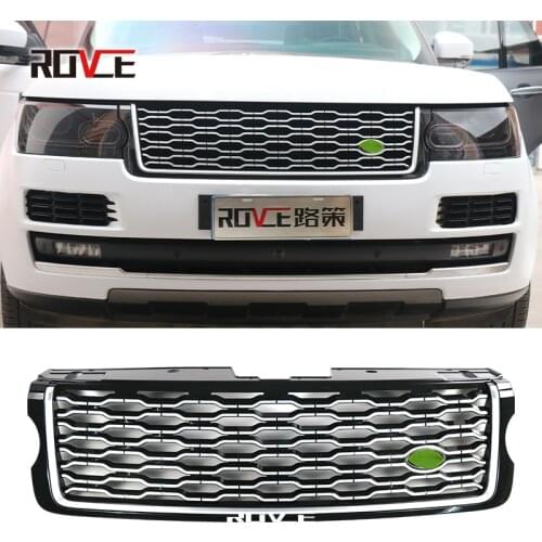 ROVCE Front Bumper Grille Grill For Land Rover 2013 2014 2015 2016 2017 Upgrade 2018 RANGEROVER VOGUE Style 1pcs