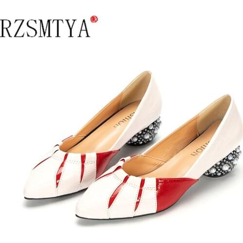 Zapatos De Mujer Women Fashion High Quality Party Square Heel Pumps Lady Cool Plus Size Night Club Shoes