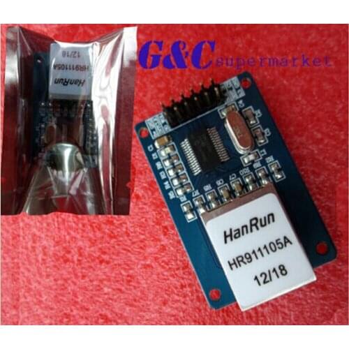 1pcs ENC28J60 Ethernet LAN Network Module Schematic 51AVR STM32 diy electronics