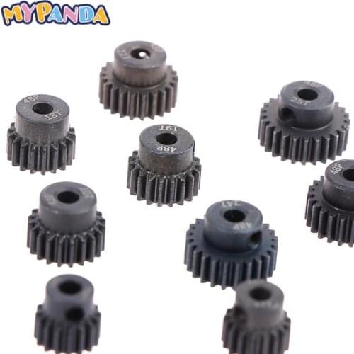 48P Motor Gear 1PC 48P 3.17mm RC Car Motor Gear Pinion 16T - 25T For 1/10 RC Crawler Car New
