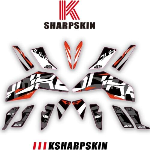 New Sale Motorcycle Reflective Body Sticker Accessories Decoration Protection Fairing Decal For KTM DUKE390 2017-2018 DUKE 390