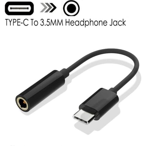Type C To 3.5MM Earphone/Headphone Jack Adapter Music/Calling For Huawei P20 P20 Pro Mate 10 Pro 20 Xiaomi 6 6x Music Converter