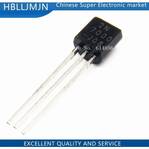 20pcs 2N7000 TO92 N-Channel Enhancement Mode Field Effect Transistor