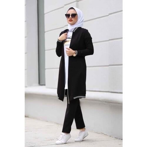 Hijab 3 Pcs Tracksuit Suit-Muslim new season unlined full mold one model