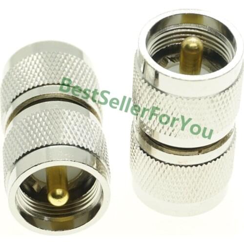 UHF PL-259 PL259 Male To UHF Male PL259 PL-259 Plug In Series RF Adapter Connector